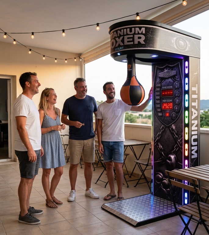 Máquina de boxeo para despedidas y celebraciones