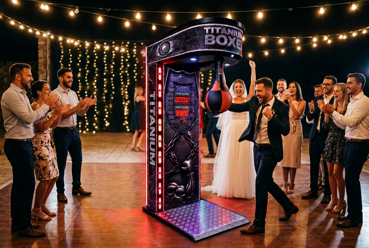 Máquina de boxeo para bodas